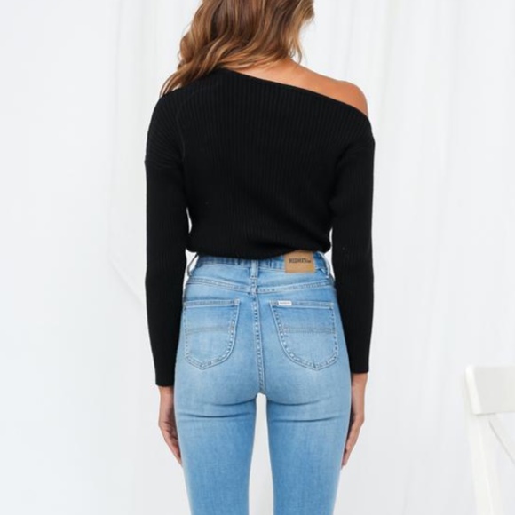 Black Knit Top - Picture 5 of 6